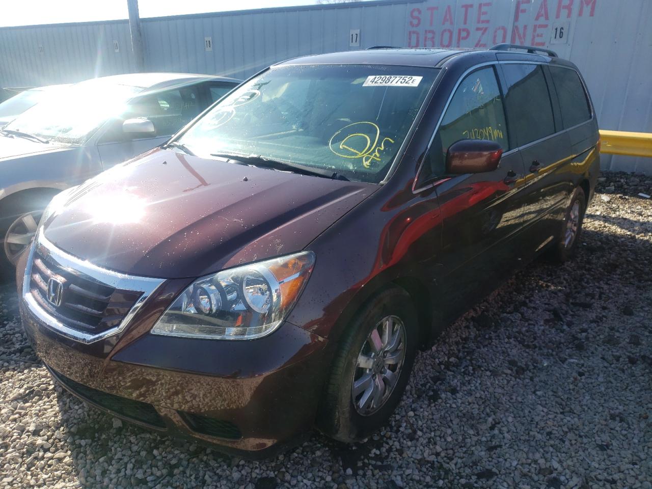 Photo 2 from auction – 2008 HONDA ODYSSEY EX with VIN 5FNRL38728B008387