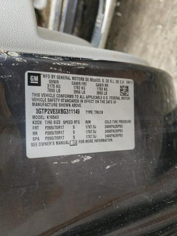 Photo 10 from auction – 2011 GMC SIERRA K15 with VIN 3GTP2VE3XBG311149