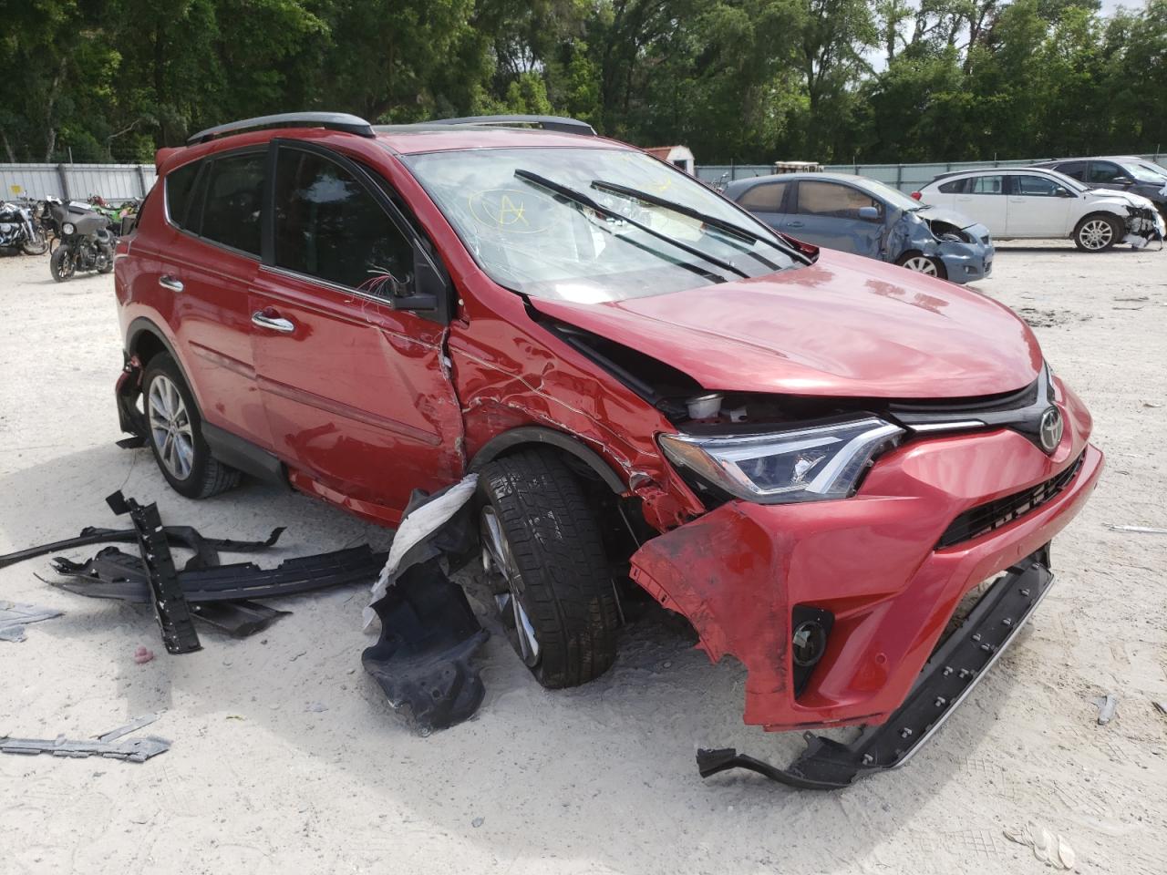 TOYOTA RAV4 LIMIT 2017 with VIN 2T3YFREV2HW378340 - Photo from auction