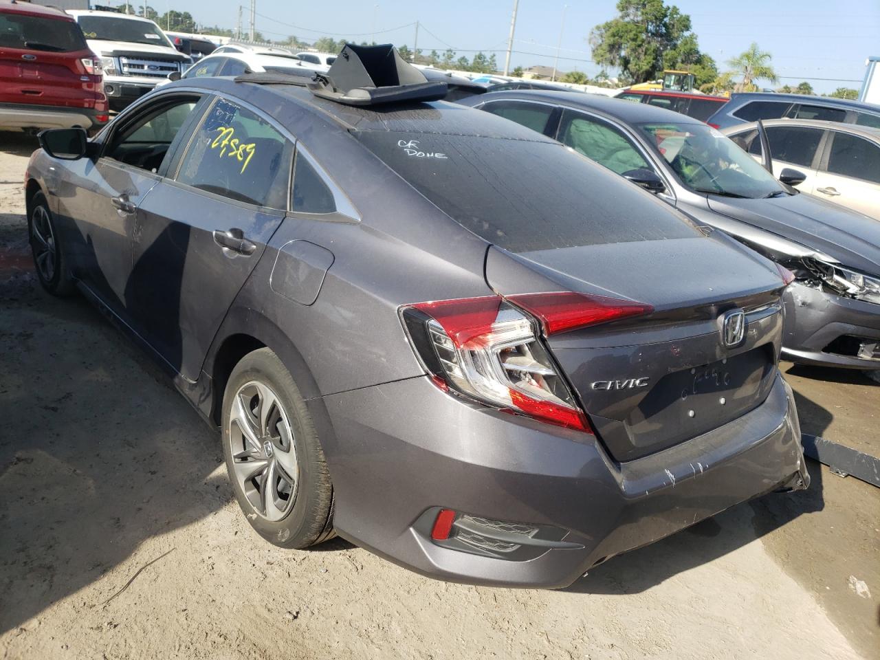 Photo 3 from auction – 2019 HONDA CIVIC LX with VIN 19XFC2F64KE021582