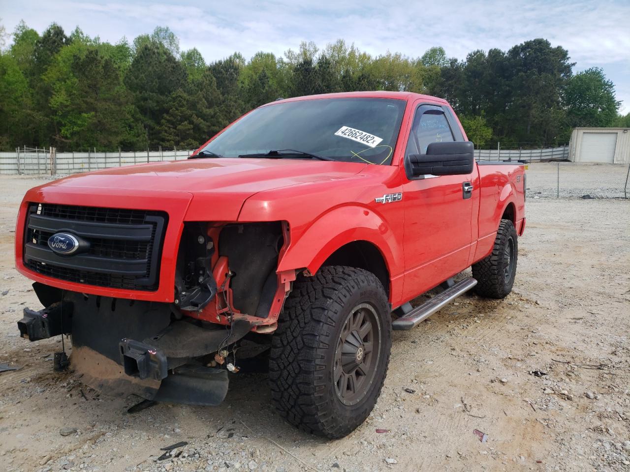 Photo 2 from auction – 2014 FORD F150 with VIN 1FTMF1CM2EFC84496