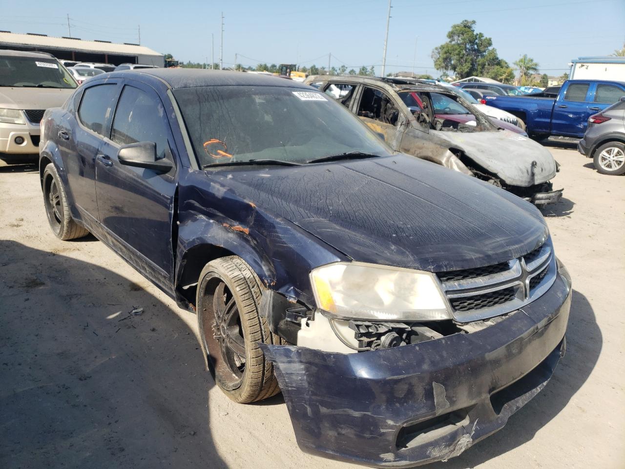 DODGE AVENGER SE 2013 with VIN 1C3CDZABXDN713300 - Photo from auction