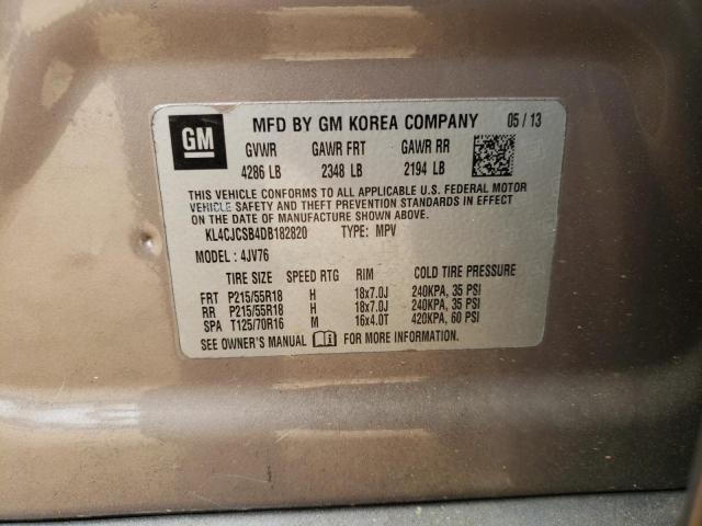 Photo 10 from auction – 2013 BUICK ENCORE with VIN KL4CJCSB4DB182820