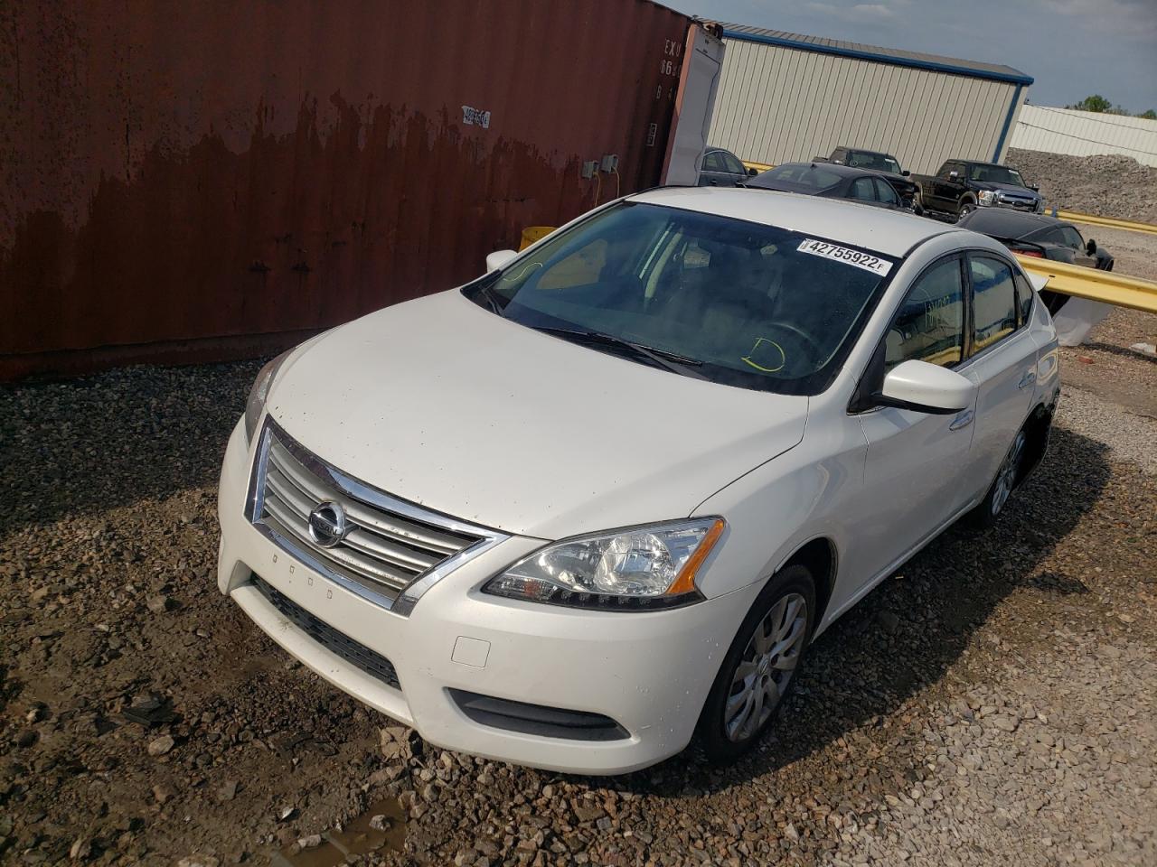 Photo 2 from auction – 2014 NISSAN SENTRA S with VIN 3N1AB7AP7EL637208