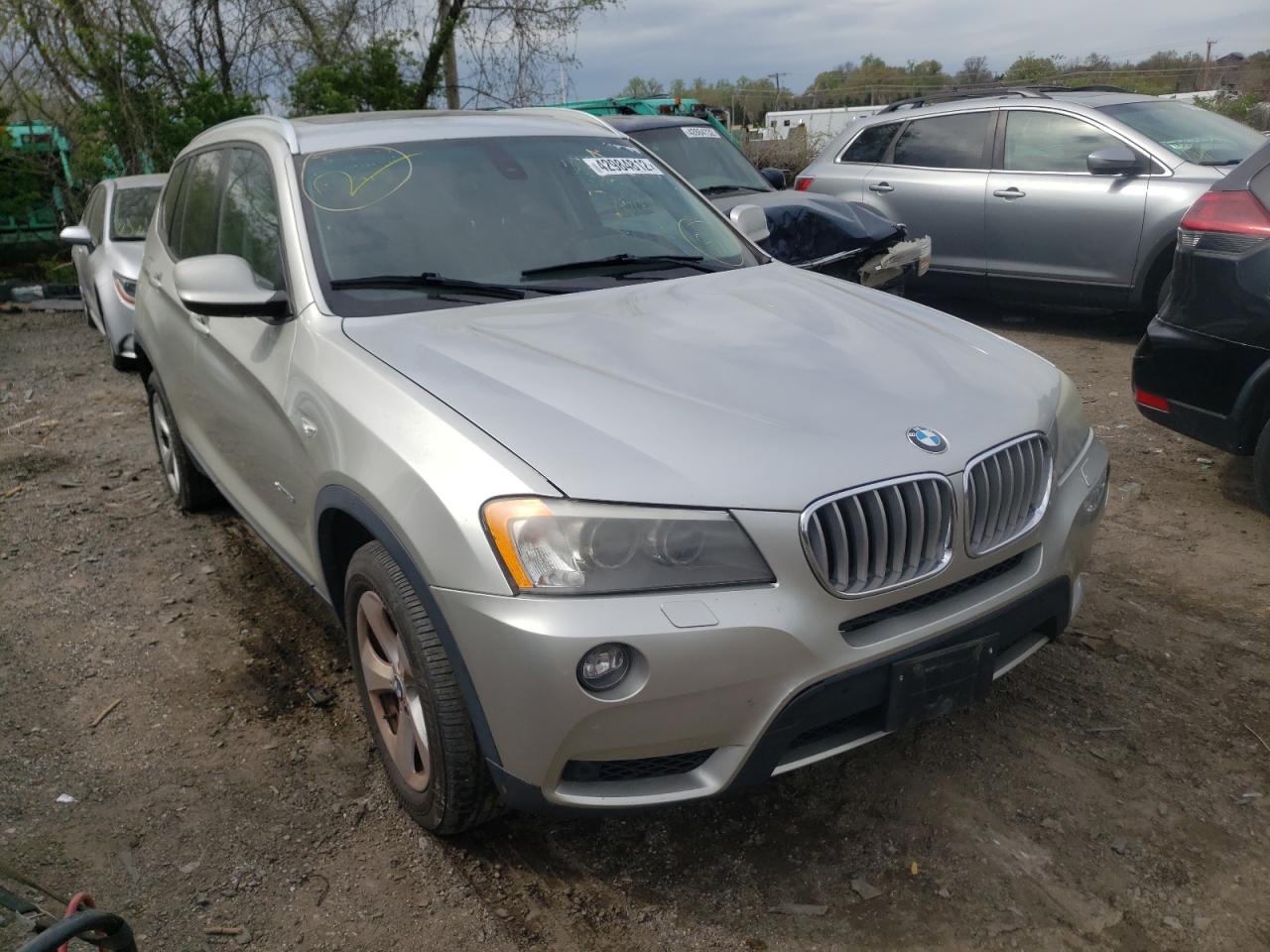 BMW X3 XDRIVE2 2011 with VIN 5UXWX5C55BL703149 - Photo from auction