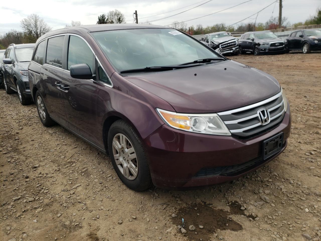 Photo 1 from auction – 2012 HONDA ODYSSEY LX with VIN 5FNRL5H25CB132792