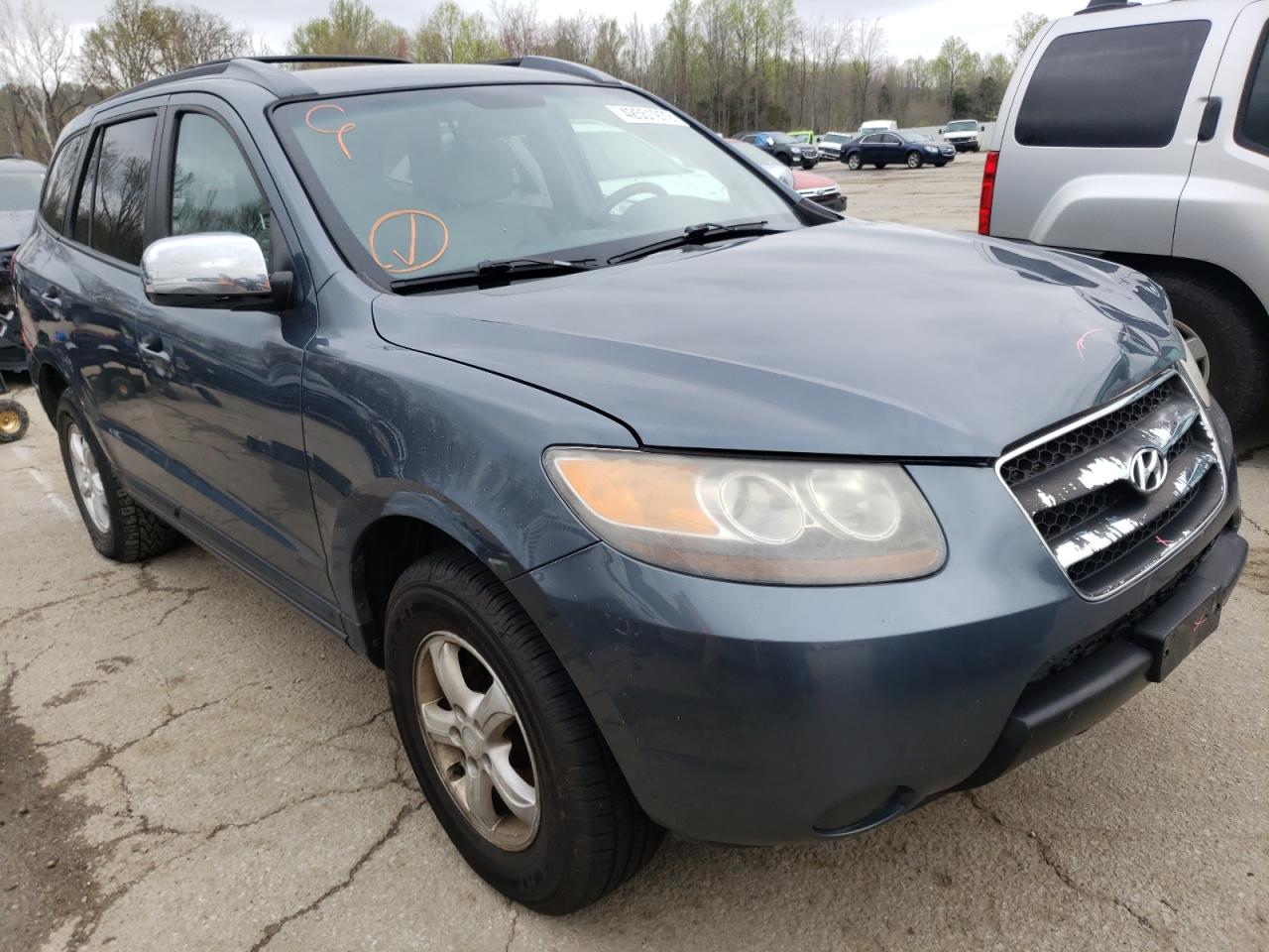 HYUNDAI SANTA FE G 2007 with VIN 5NMSG13D27H121390 - Photo from auction