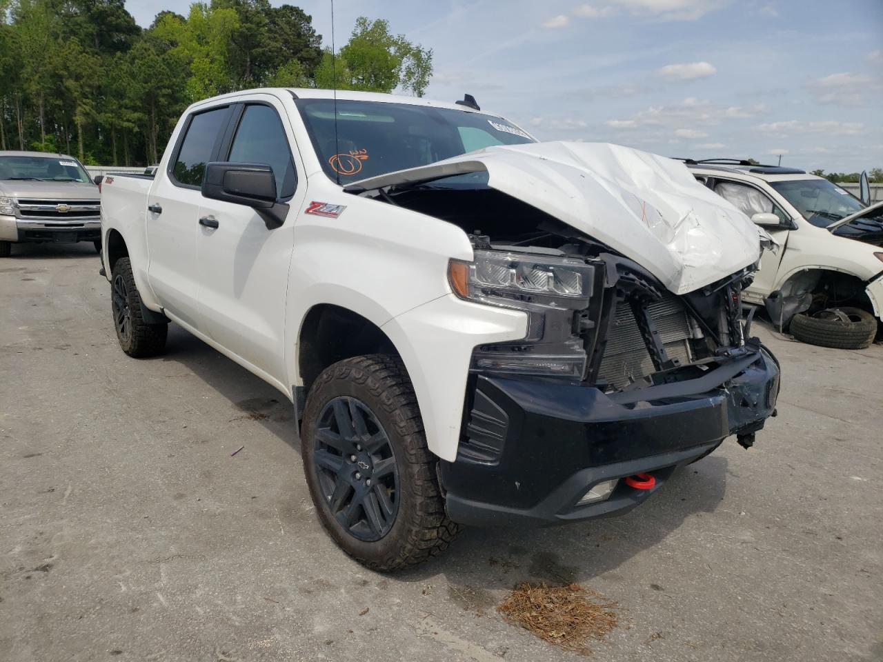 CHEVROLET SILVERADO 2021 with VIN 3GCPYFEDXMG378107 - Photo from auction