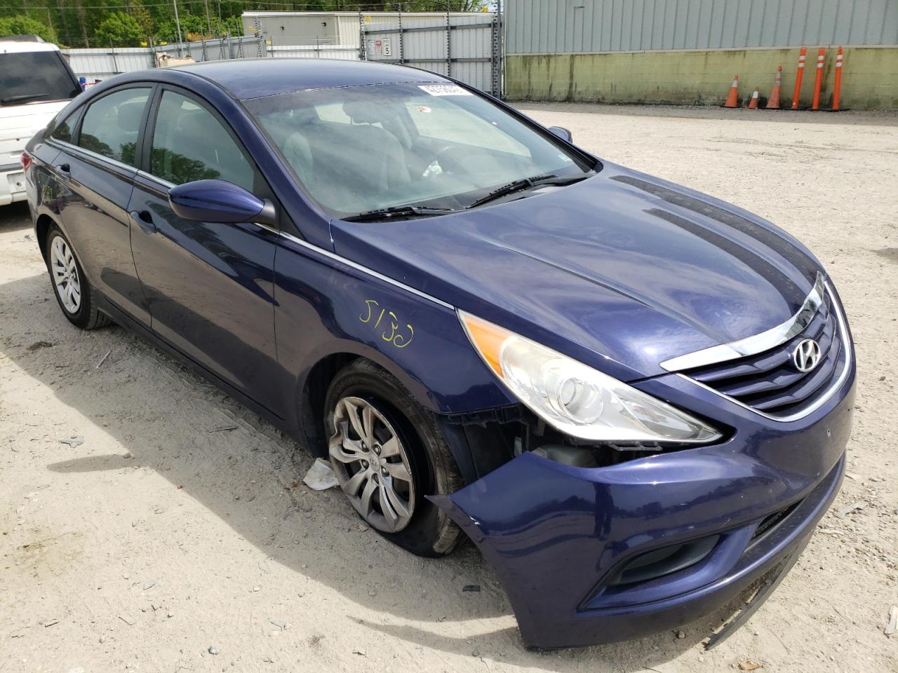 Photo 1 from auction – 2012 HYUNDAI SONATA GLS with VIN 5NPEB4AC1CH441451