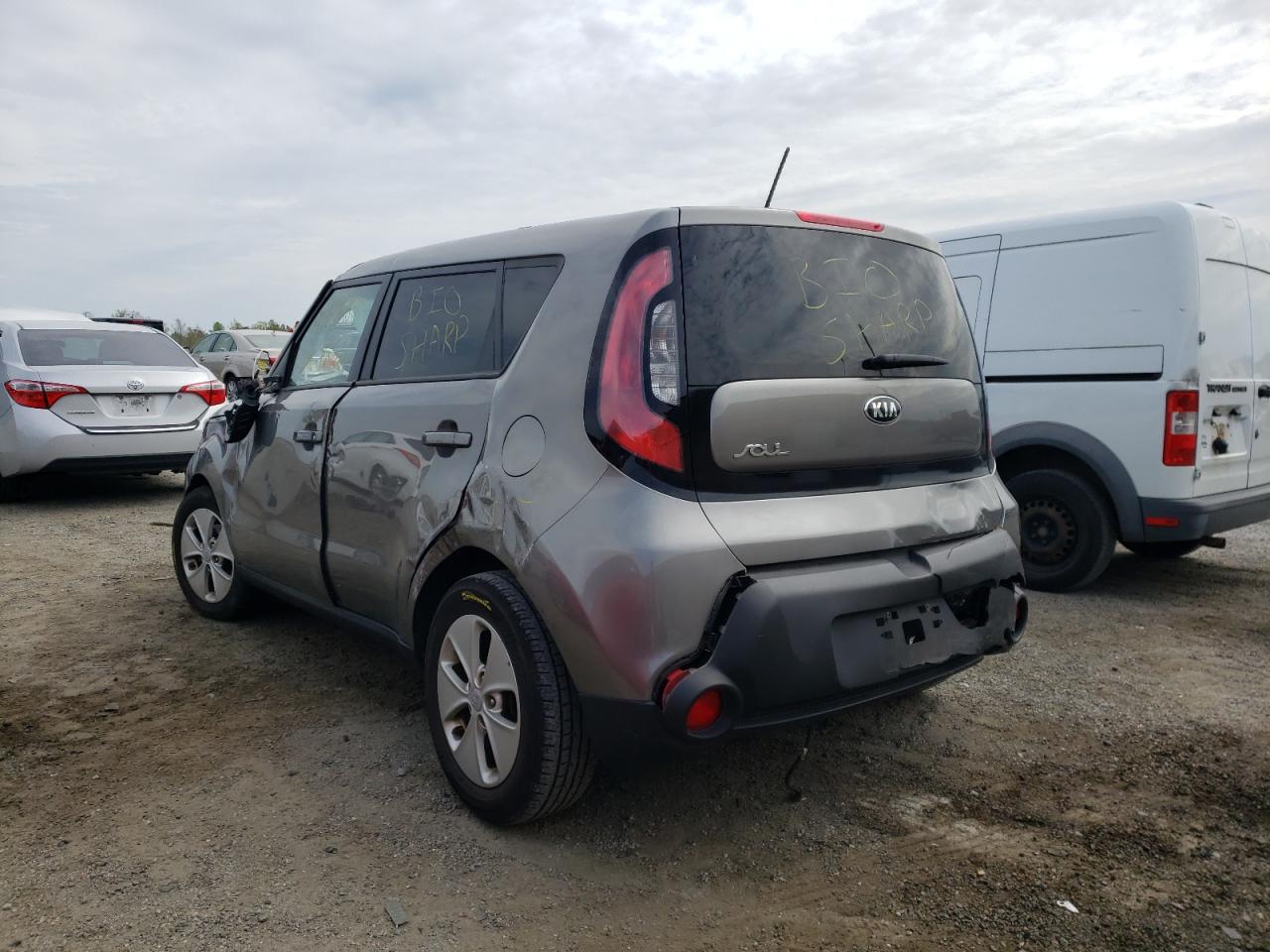 Photo 3 from auction – 2016 KIA SOUL with VIN KNDJN2A29G7252218