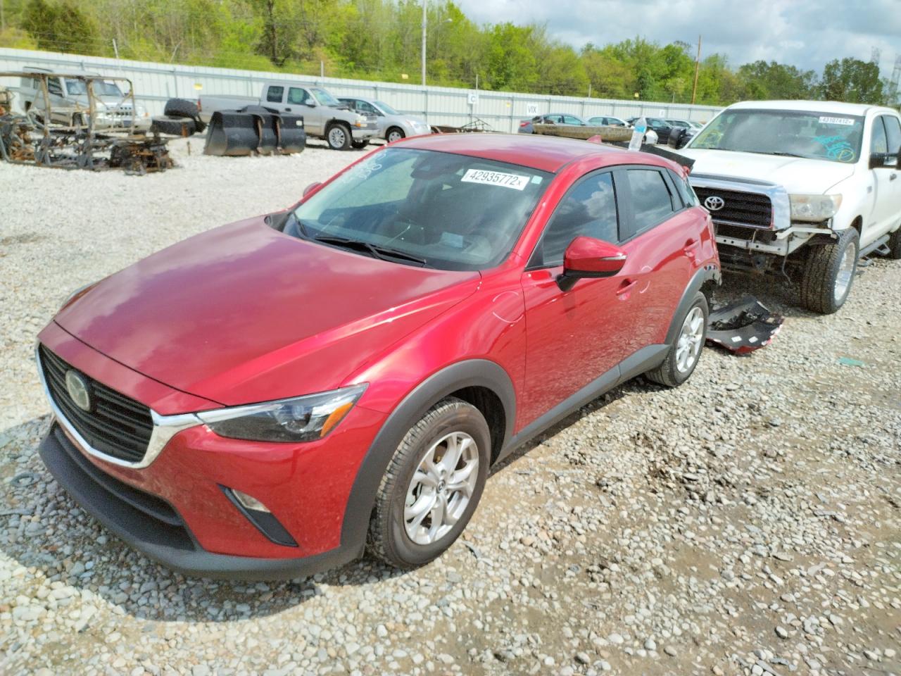 Photo 2 from auction – 2021 MAZDA CX-3 SPORT with VIN JM1DKDB77M1510875