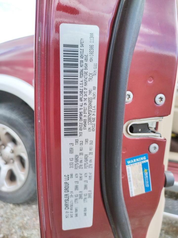 Photo 10 from auction – 2015 RAM 1500 LARAM with VIN 1C6RR7NM3FS504855