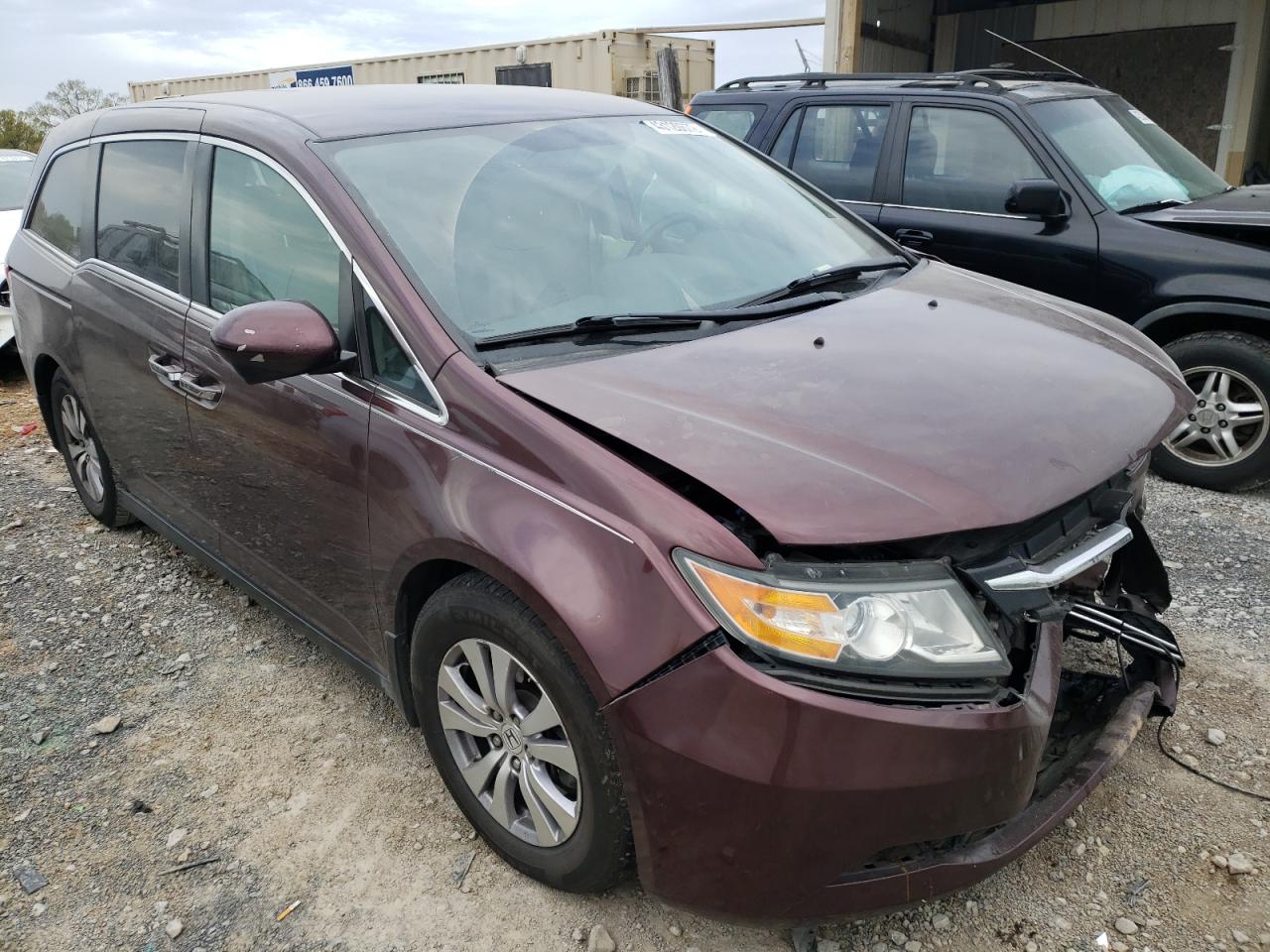 HONDA ODYSSEY EX 2014 with VIN 5FNRL5H40EB075504 - Photo from auction