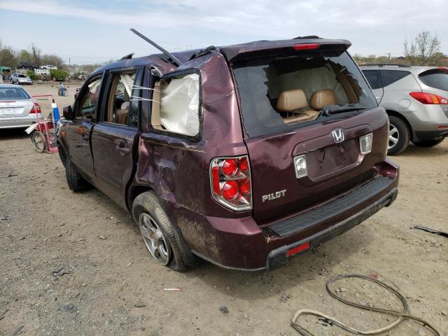 Photo 3 from auction – 2007 HONDA PILOT EXL with VIN 5FNYF28577B031092