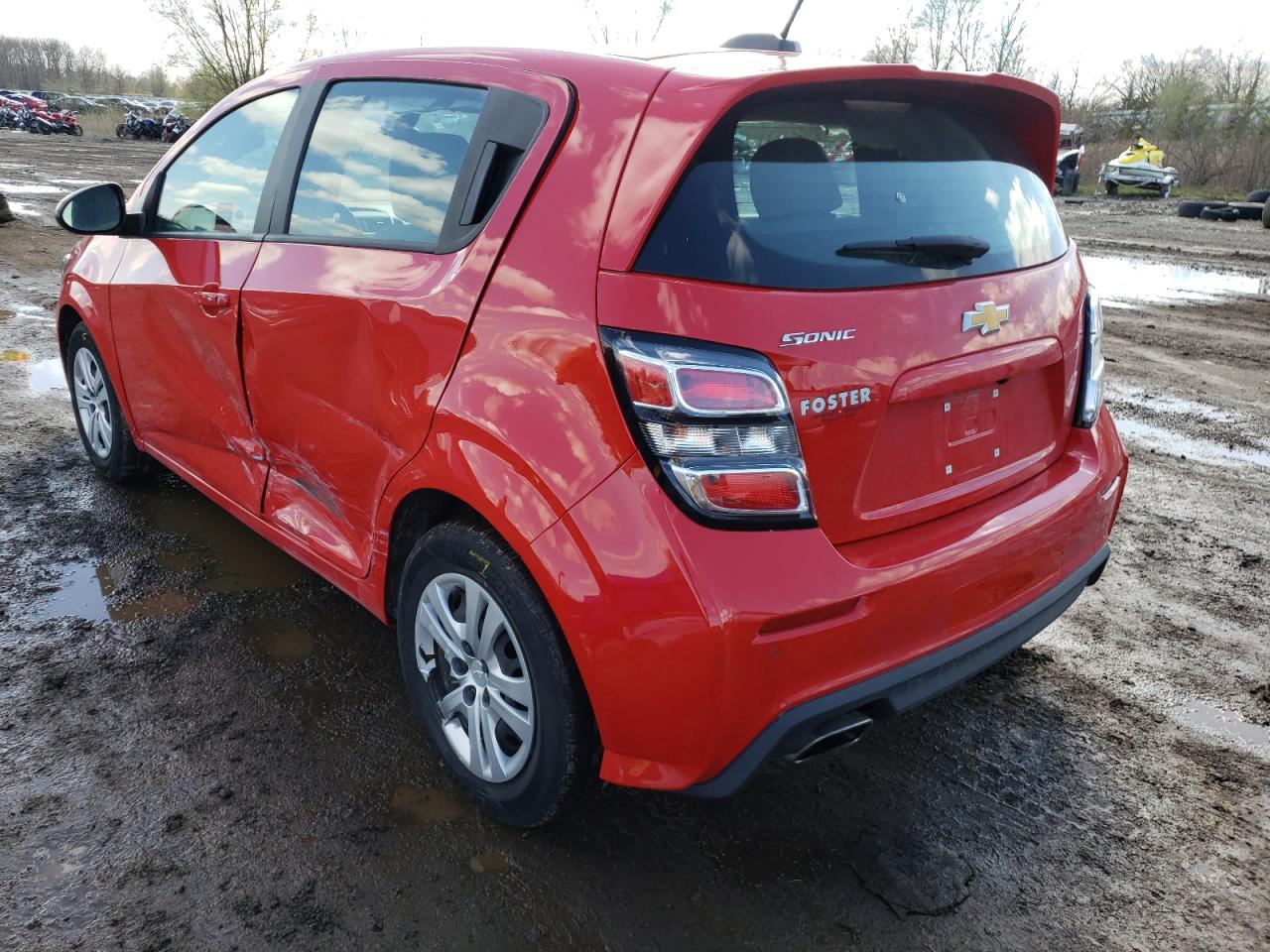 Photo 3 from auction – 2020 CHEVROLET SONIC with VIN 1G1JG6SB8L4127960