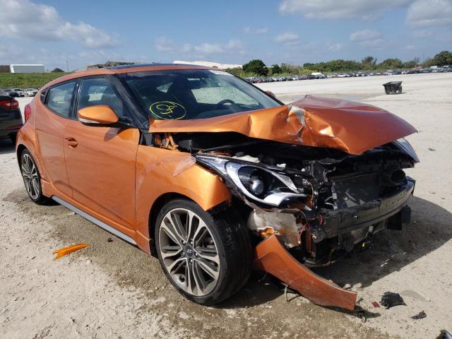 HYUNDAI VELOSTER T 2016 with VIN KMHTC6AE2GU304298 - Photo from auction