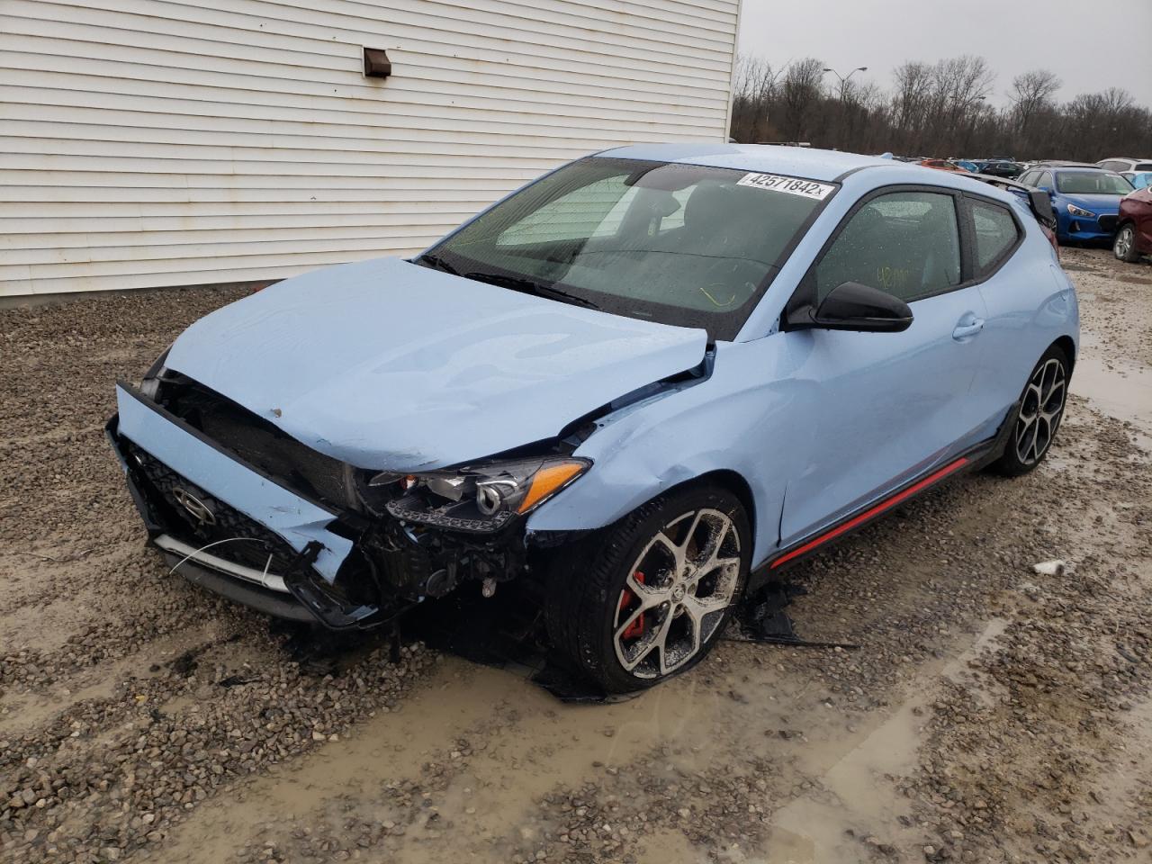 Photo 2 from auction – 2020 HYUNDAI VELOSTER N with VIN KMHT36AH7LU005233