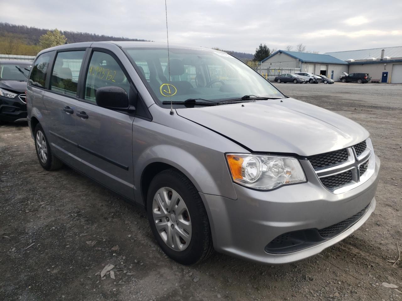 DODGE GRAND CARA 2016 with VIN 2C4RDGBG8GR372636 - Photo from auction