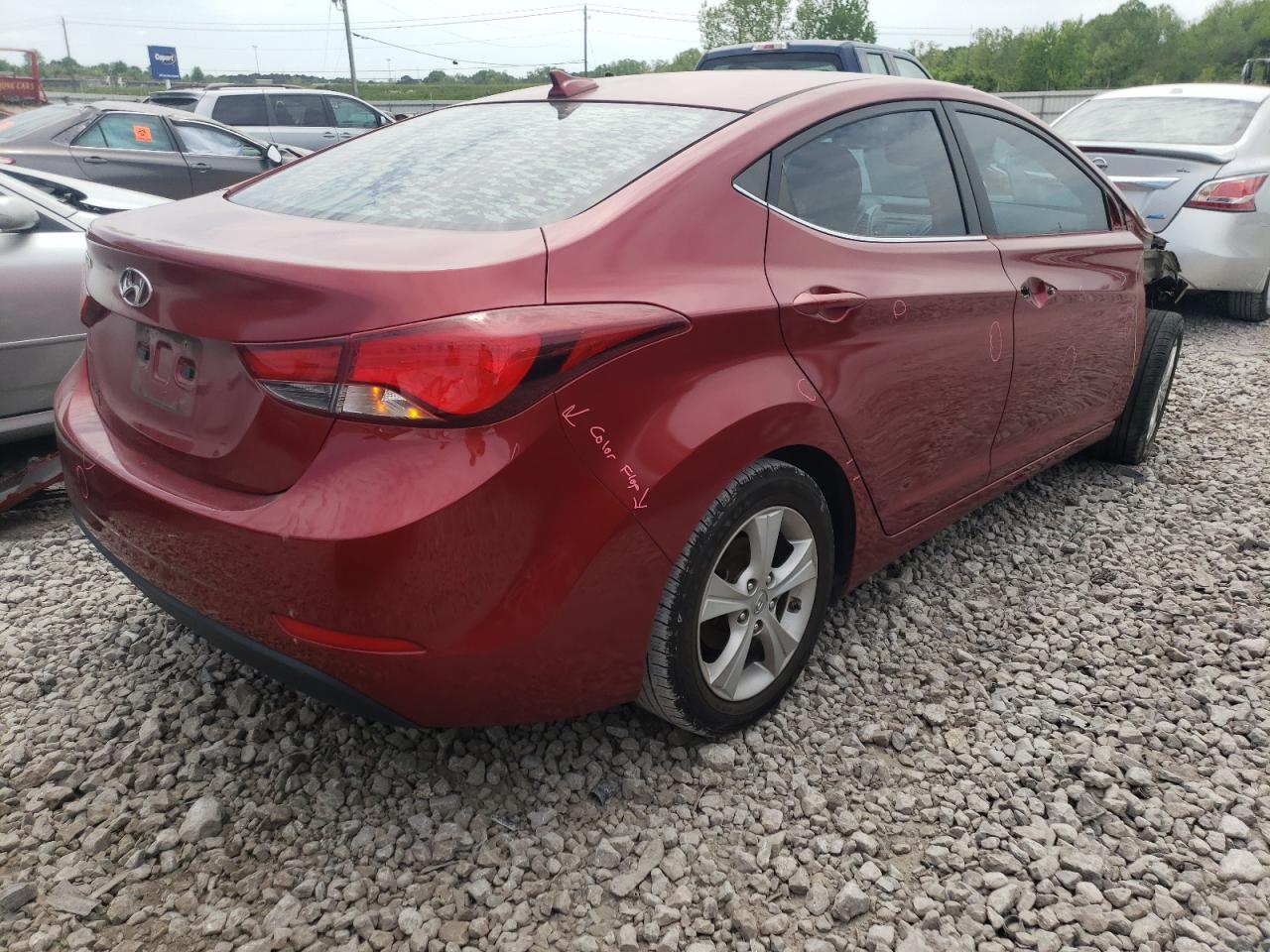 Photo 4 from auction – 2016 HYUNDAI ELANTRA SE with VIN 5NPDH4AE3GH764112