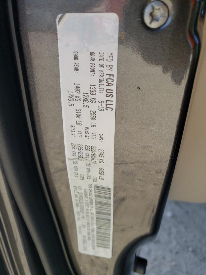 Photo 10 from auction – 2018 DODGE GRAND CARA with VIN 2C4RDGCG8JR302530