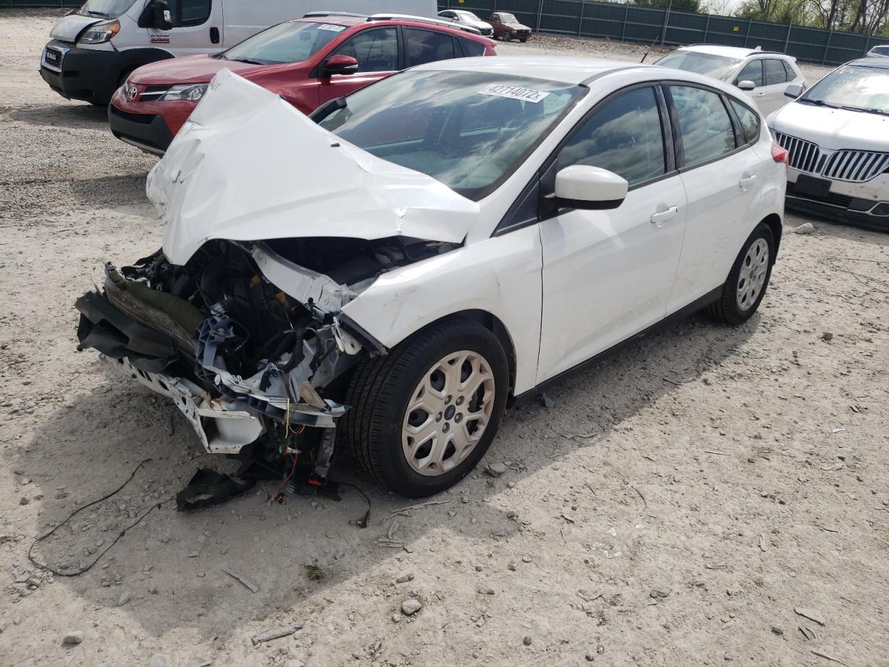 Photo 2 from auction – 2012 FORD FOCUS SE with VIN 1FAHP3K25CL387703