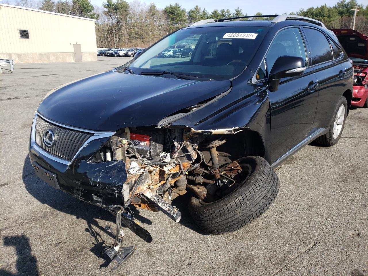 Photo 2 from auction – 2010 LEXUS RX 350 with VIN 2T2BK1BA8AC070332