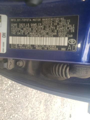 Photo 8 from auction – 2015 TOYOTA COROLLA L with VIN 2T1BURHE8FC386425