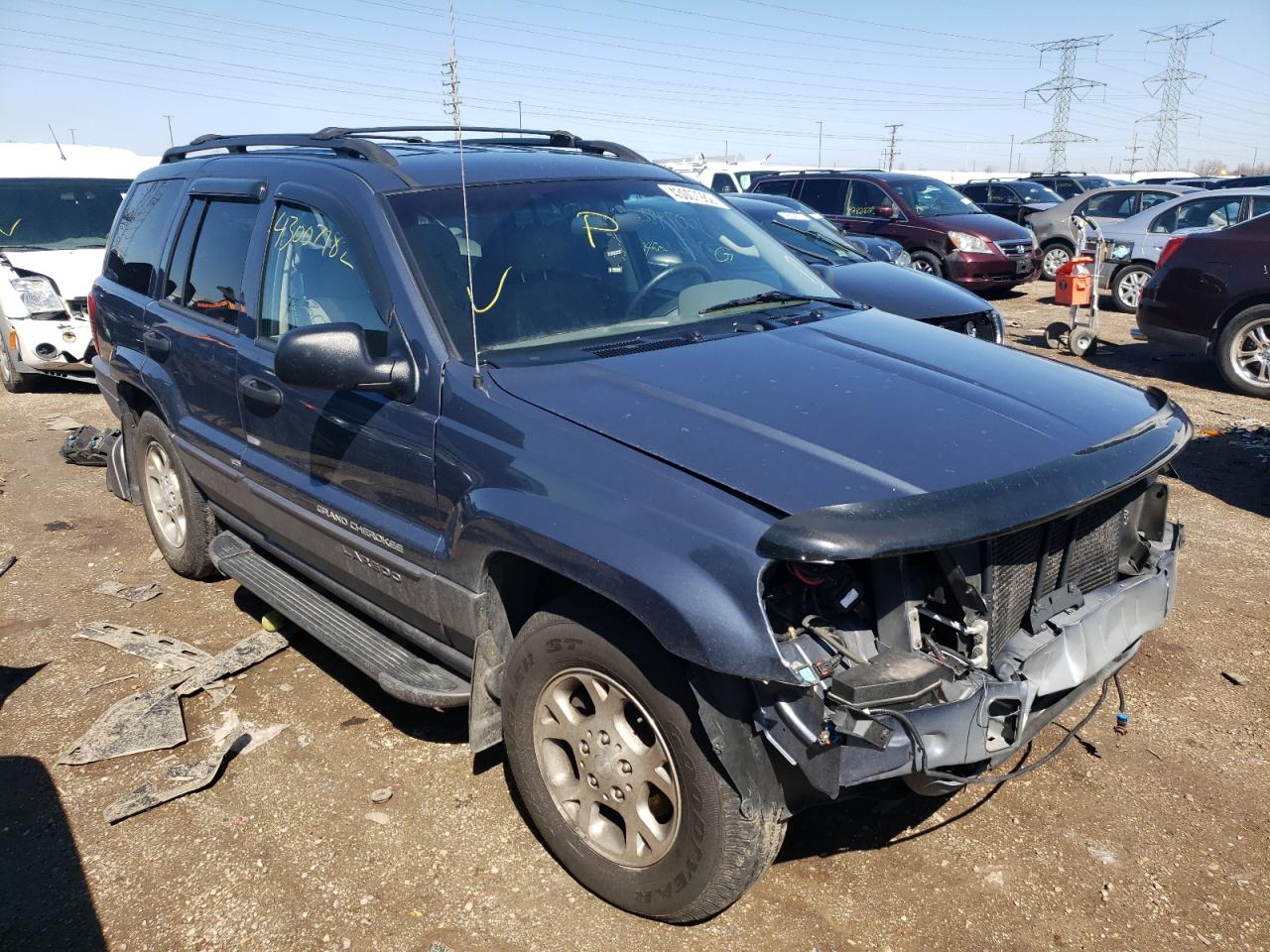 JEEP GRAND CHER 2002 with VIN 1J4GW48S82C268431 - Photo from auction
