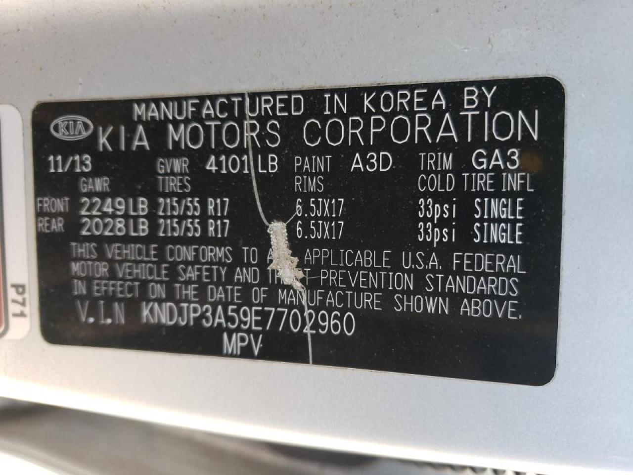 Photo 10 from auction – 2014 KIA SOUL + with VIN KNDJP3A59E7702960