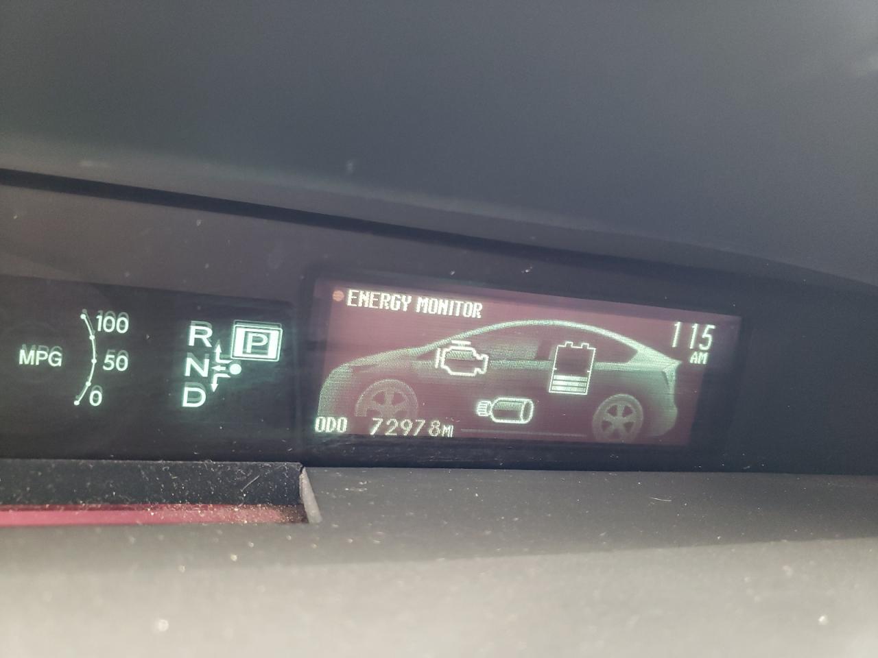 Photo 8 from auction – 2012 TOYOTA PRIUS with VIN JTDKN3DUXC5411504