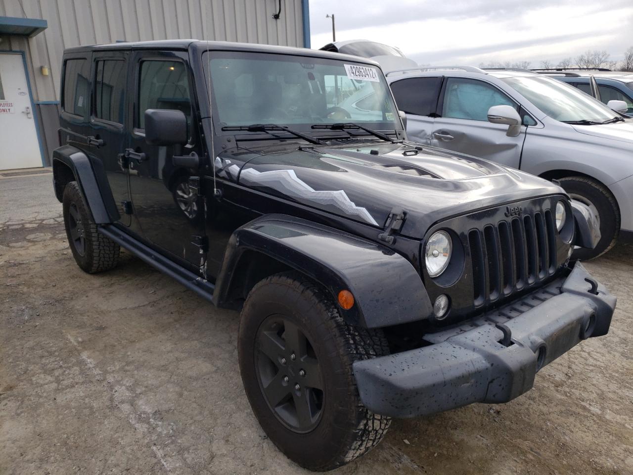 JEEP WRANGLER U 2015 with VIN 1C4HJWEG7FL606542 - Photo from auction