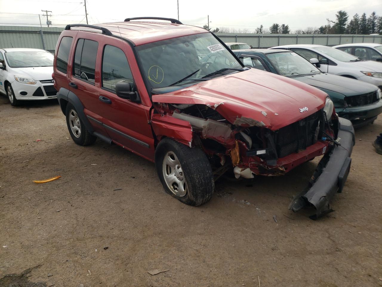 JEEP LIBERTY SP 2007 with VIN 1J4GL48K47W708806 - Photo from auction