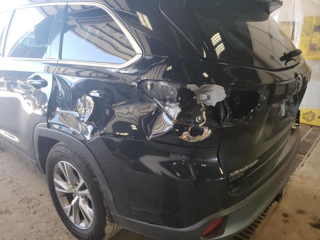 Photo 9 from auction – 2015 TOYOTA HIGHLANDER with VIN 5TDJKRFH4FS072552
