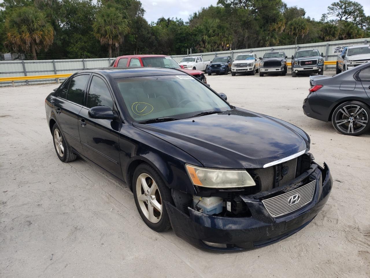 HYUNDAI SONATA SE 2007 with VIN 5NPEU46F77H207091 - Photo from auction