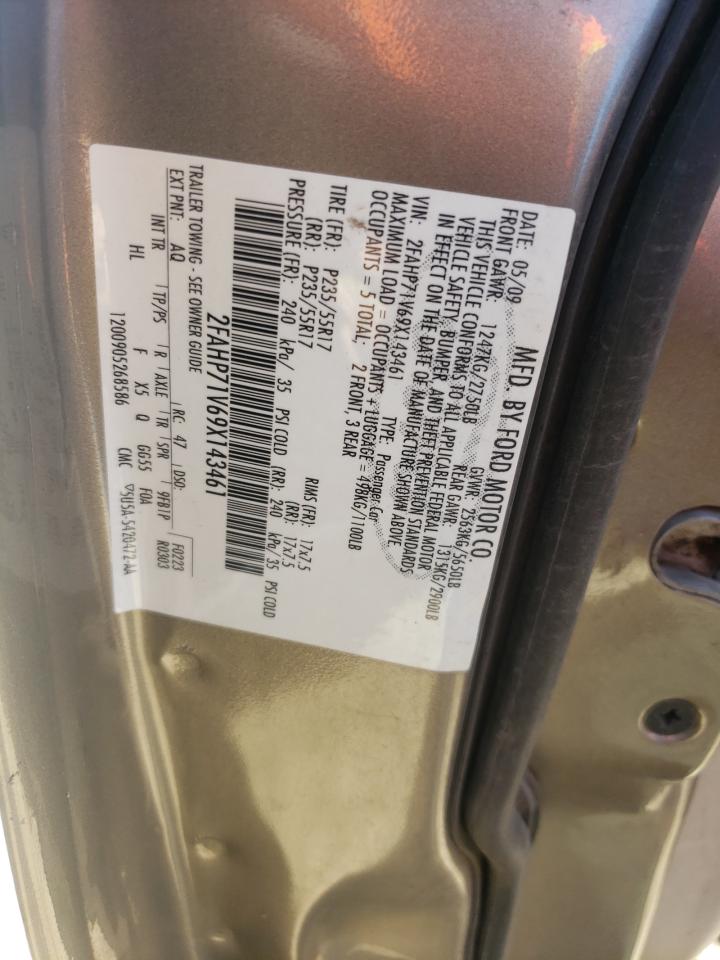 Photo 10 from auction – 2009 FORD CROWN VICT with VIN 2FAHP71V69X143461