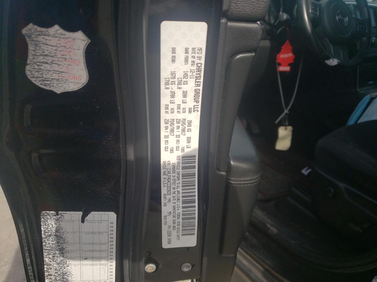 Photo 10 from auction – 2012 JEEP GRAND CHER with VIN 1C4RJFAG4CC223633