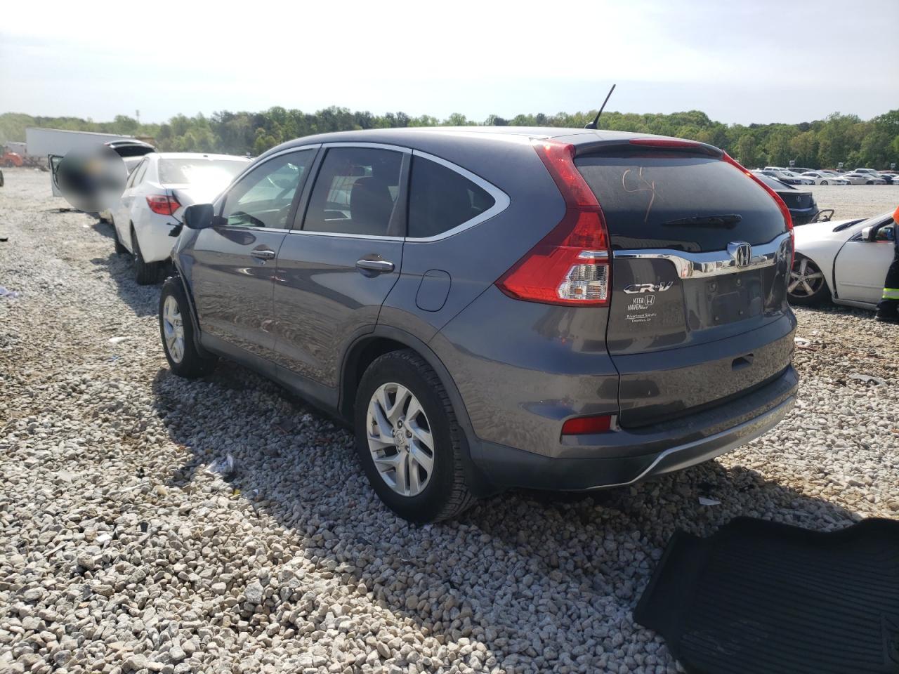 Photo 3 from auction – 2016 HONDA CR-V EX with VIN 2HKRM3H51GH503417