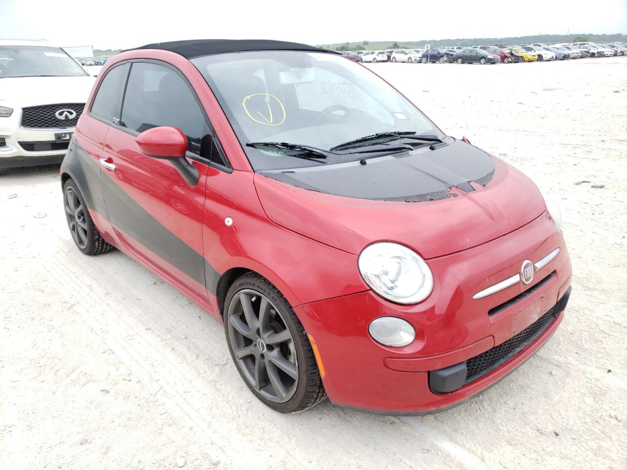 FIAT 500 POP 2012 with VIN 3C3CFFDR9CT347961 - Photo from auction