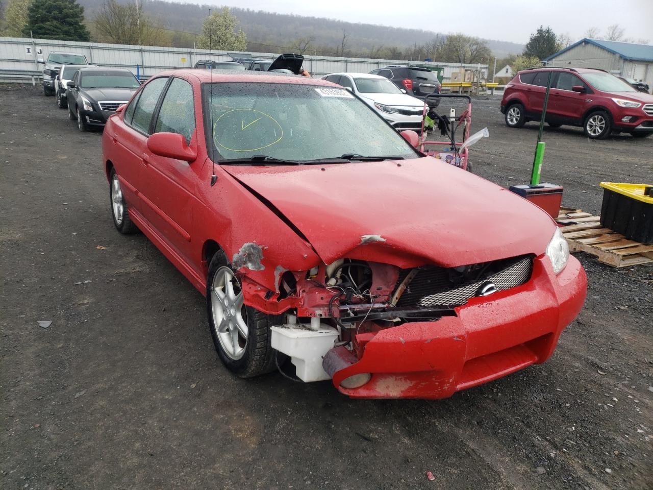 NISSAN SENTRA SE- 2003 with VIN 3N1AB51A73L730369 - Photo from auction