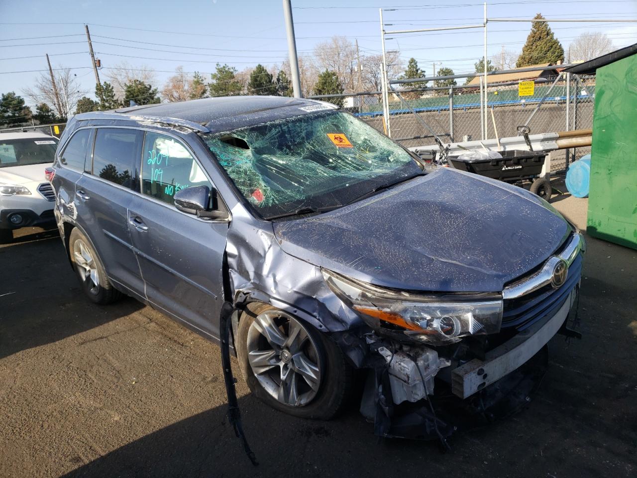 Photo 9 from auction – 2015 TOYOTA HIGHLANDER with VIN 5TDDKRFH8FS126514