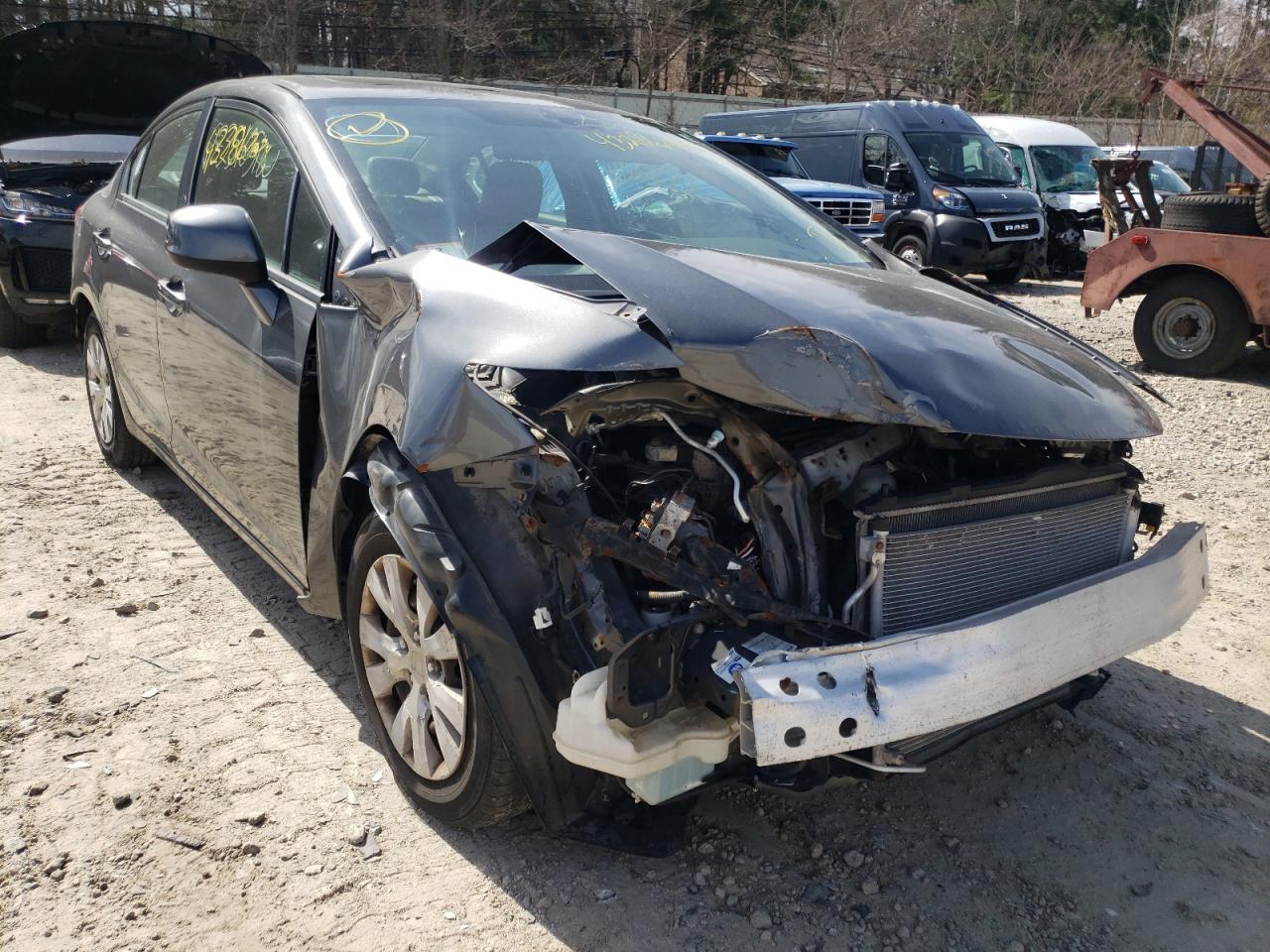 HONDA CIVIC EXL 2012 с VIN 2HGFB2F95CH556974 - Фото с аукциона