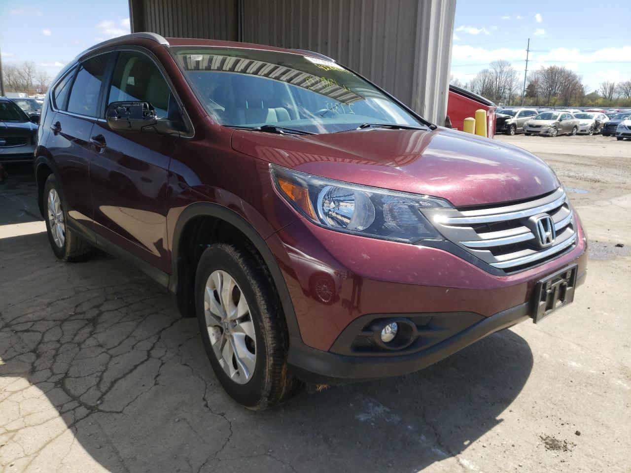 HONDA CR-V EXL 2014 with VIN 5J6RM4H78EL010067 - Photo from auction