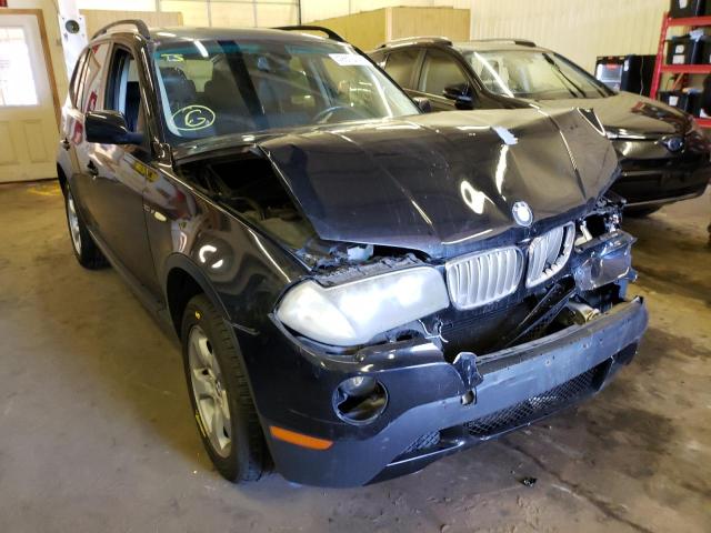 BMW X3 3.0SI 2007 with VIN WBXPC93457WJ01537 - Photo from auction