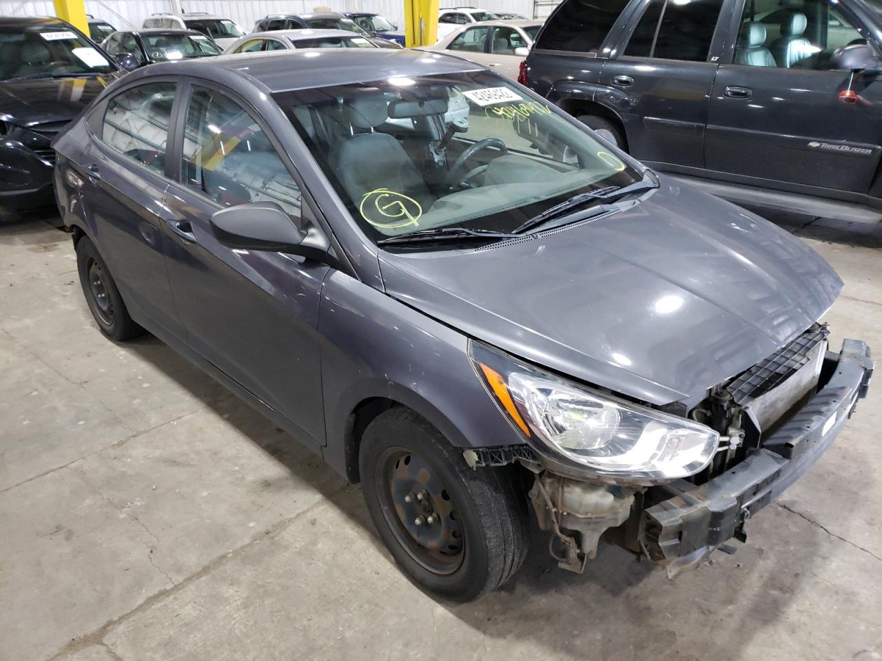 HYUNDAI ACCENT GLS 2012 with VIN KMHCT4AE7CU043250 - Photo from auction