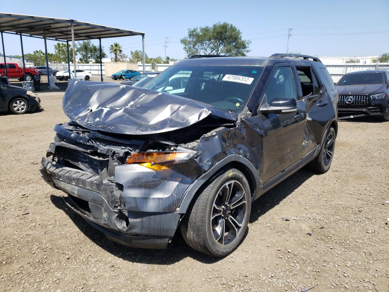 Photo 2 from auction – 2015 FORD EXPLORER S with VIN 1FM5K8GT3FGC05824