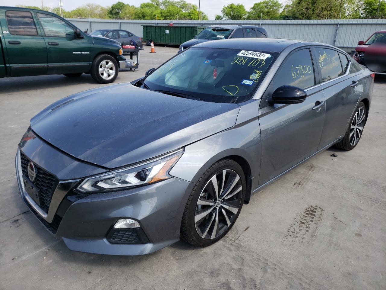 Photo 2 from auction – 2020 NISSAN ALTIMA SR with VIN 1N4BL4CV1LC281703