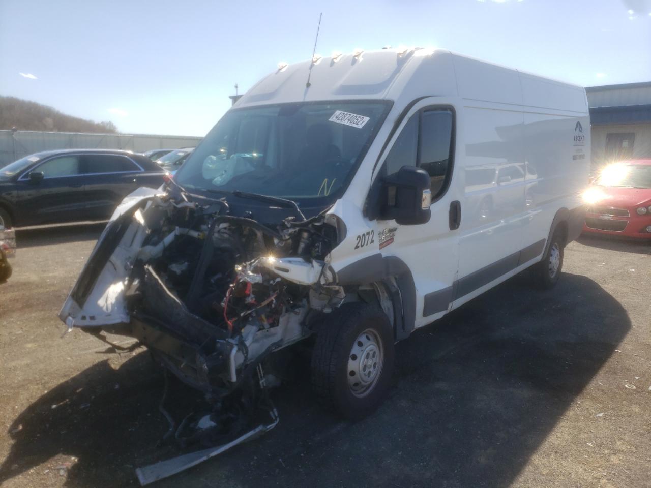 Photo 2 from auction – 2018 RAM PROMASTER with VIN 3C6URVJG4JE114602
