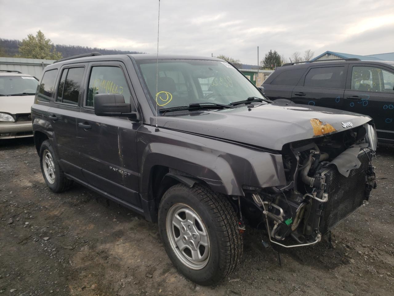 Photo 1 from auction – 2016 JEEP PATRIOT SP with VIN 1C4NJPBB5GD575059
