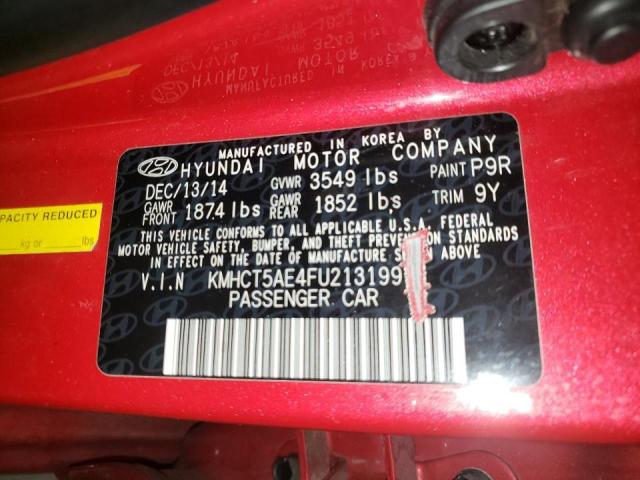 Photo 10 from auction – 2015 HYUNDAI ACCENT GS with VIN KMHCT5AE4FU213199