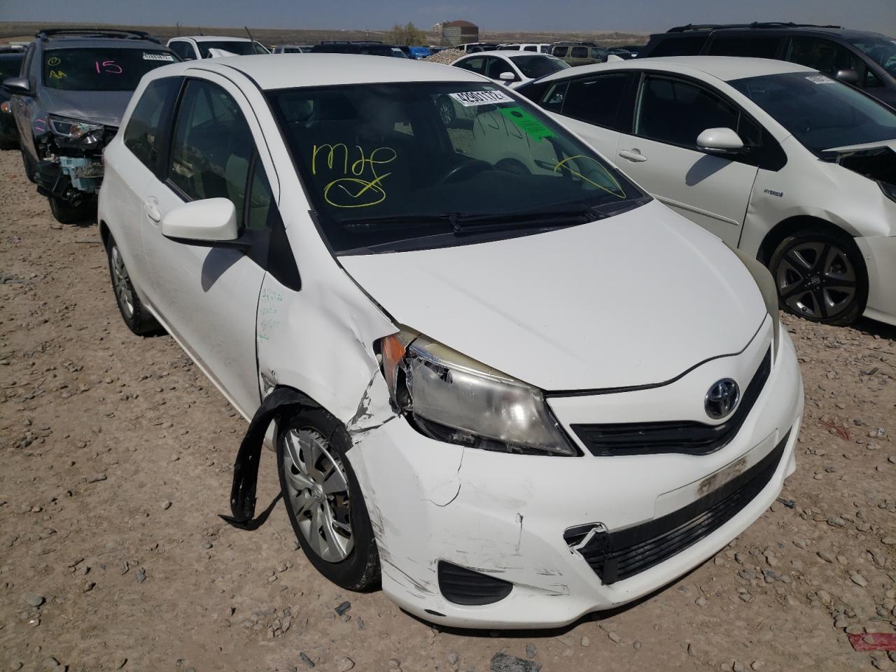 TOYOTA YARIS 2012 with VIN JTDJTUD32CD536730 - Photo from auction
